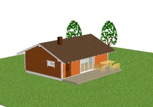 Skydinio namo projektas  EKO 51